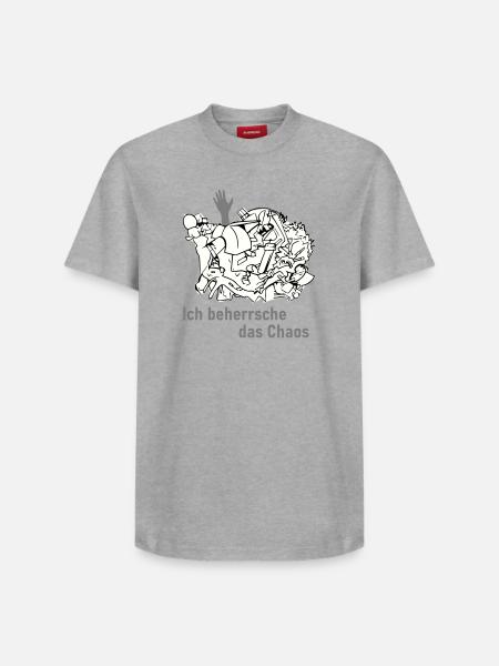 I master the chaos - Relaxed Unisex Supima Cotton T-Shirt – by SPREAD - heather grey
