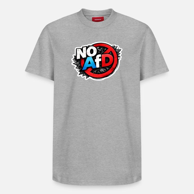 NO_AFD-Photoroom - Relaxed Unisex Supima Cotton T-Shirt – von SPREAD - Grau meliert