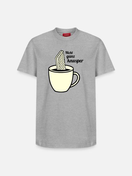 Not quite crunchy - Relaxed Unisex Supima Cotton T-Shirt – by SPREAD - heather grey