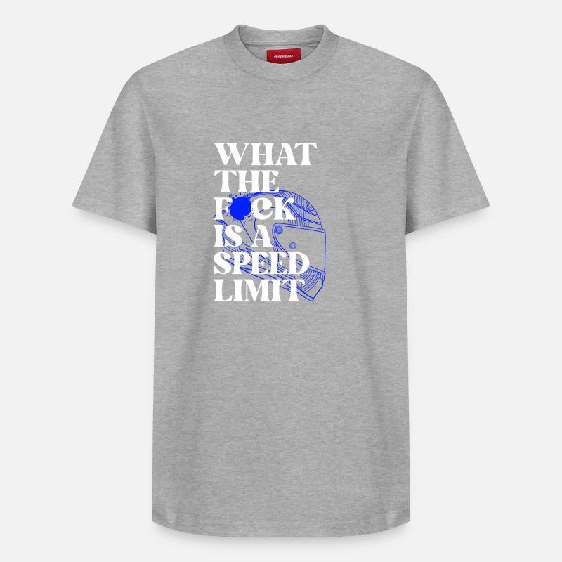 Auto - Relaxed Unisex Supima Cotton T-Shirt – von SPREAD - Grau meliert
