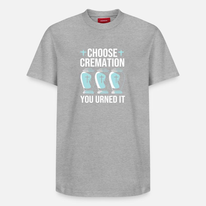 Entrepreneur funéraire - T-shirt unisexe décontracté en coton Supima – de SPREAD - gris chiné