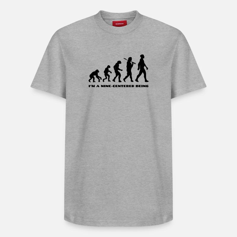 Evolution - Relaxed Unisex Supima Cotton T-Shirt – by SPREAD - heather grey