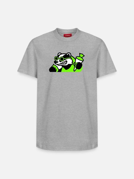 Cool Badger Back to School Icon - Relaxed Unisex Supima Cotton T-Shirt – by SPREAD - heather grey