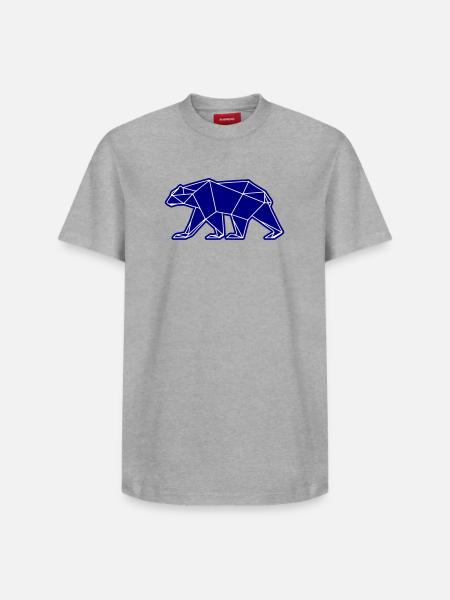 Polar Bear Polar Bear Polygon Icon - Relaxed Unisex Supima Cotton T-Shirt – by SPREAD - heather grey