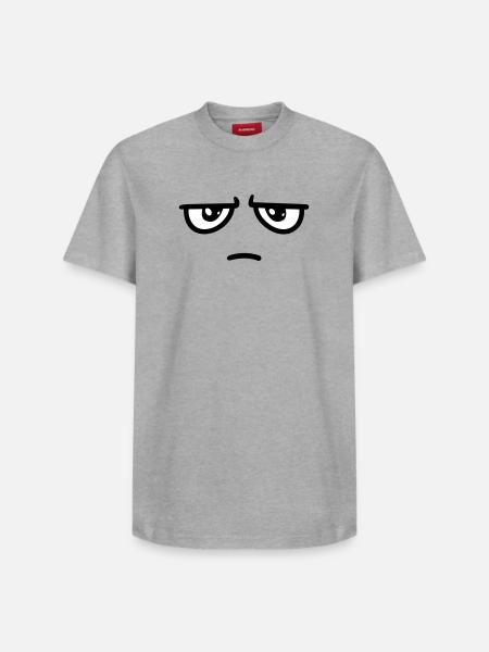 pas impressionné - T-shirt unisexe décontracté en coton Supima – de SPREAD - gris chiné