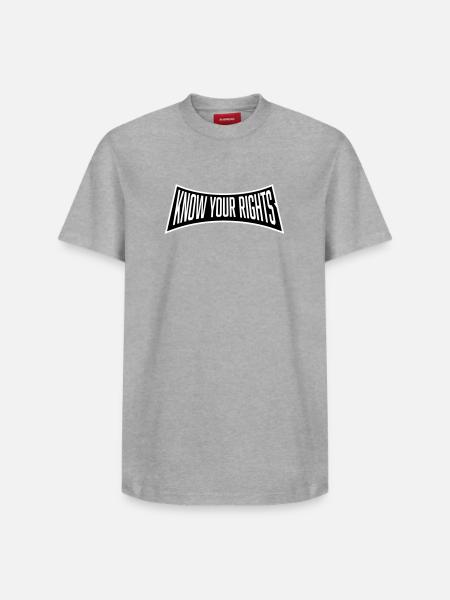 Know Your Rights Activism Justice Freedom - Relaxed Unisex Supima Cotton T-Shirt – by SPREAD - heather grey