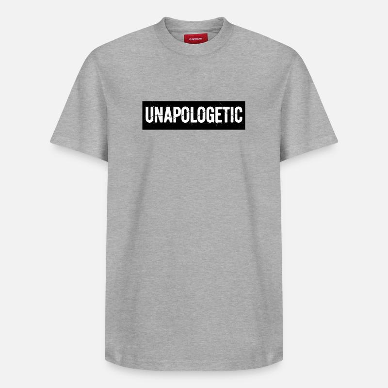 Authentiques sans vergogne - T-shirt unisexe décontracté en coton Supima – de SPREAD - gris chiné