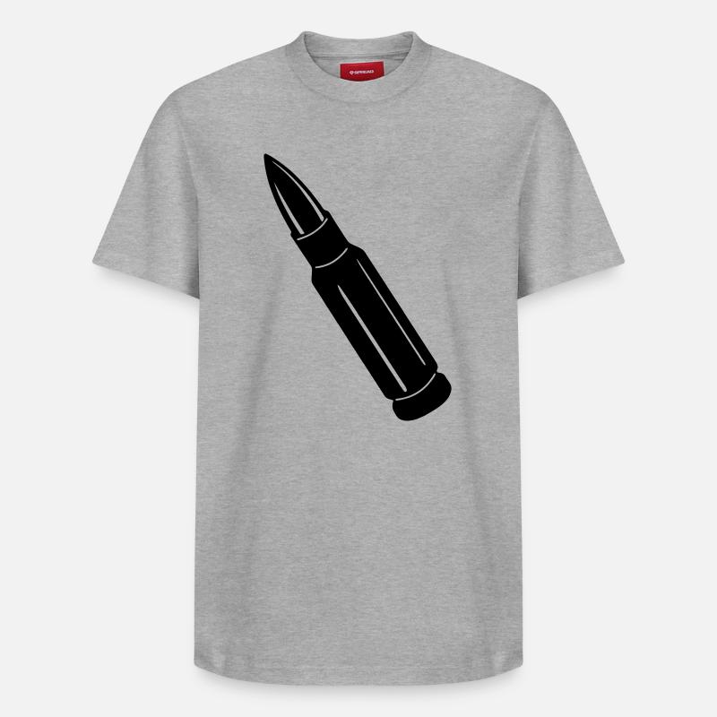 Balle - T-shirt unisexe décontracté en coton Supima – de SPREAD - gris chiné