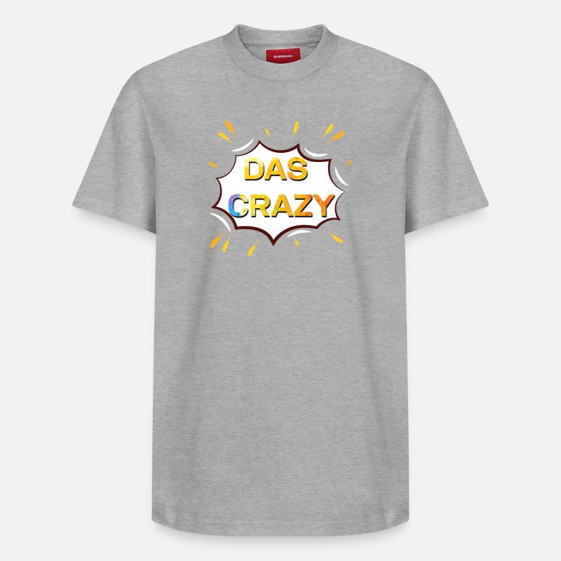 Das Crazy Farbexplosion - Relaxed Unisex Supima Cotton T-Shirt – von SPREAD - Grau meliert