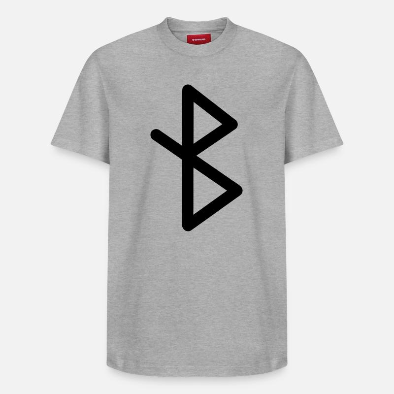 Heilung Wikingerrunen HEILUNG - Relaxed Unisex Supima Cotton T-Shirt – von SPREAD - Grau meliert
