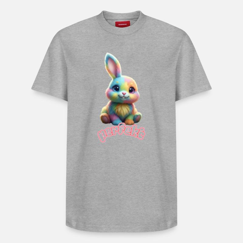 Perfekt unperfekt - Relaxed Unisex Supima Cotton T-Shirt – von SPREAD - Grau meliert