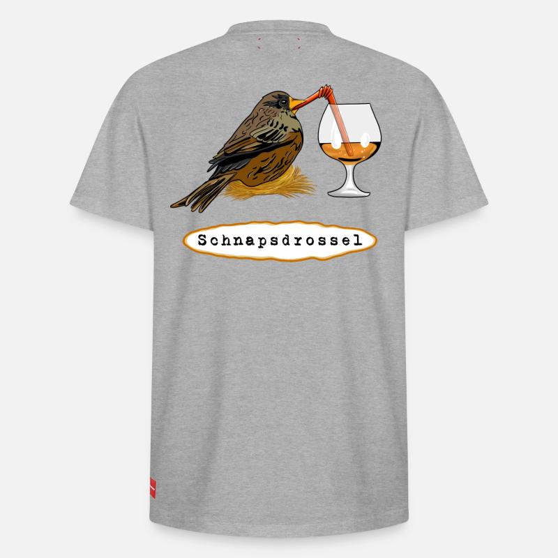 Stößchen ! Boozer - T-shirt unisexe décontracté en coton Supima – de SPREAD - gris chiné