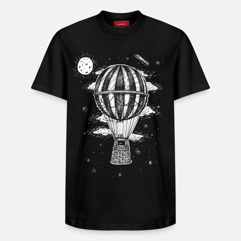Baloon - T-shirt unisexe décontracté en coton Supima – de SPREAD - noir