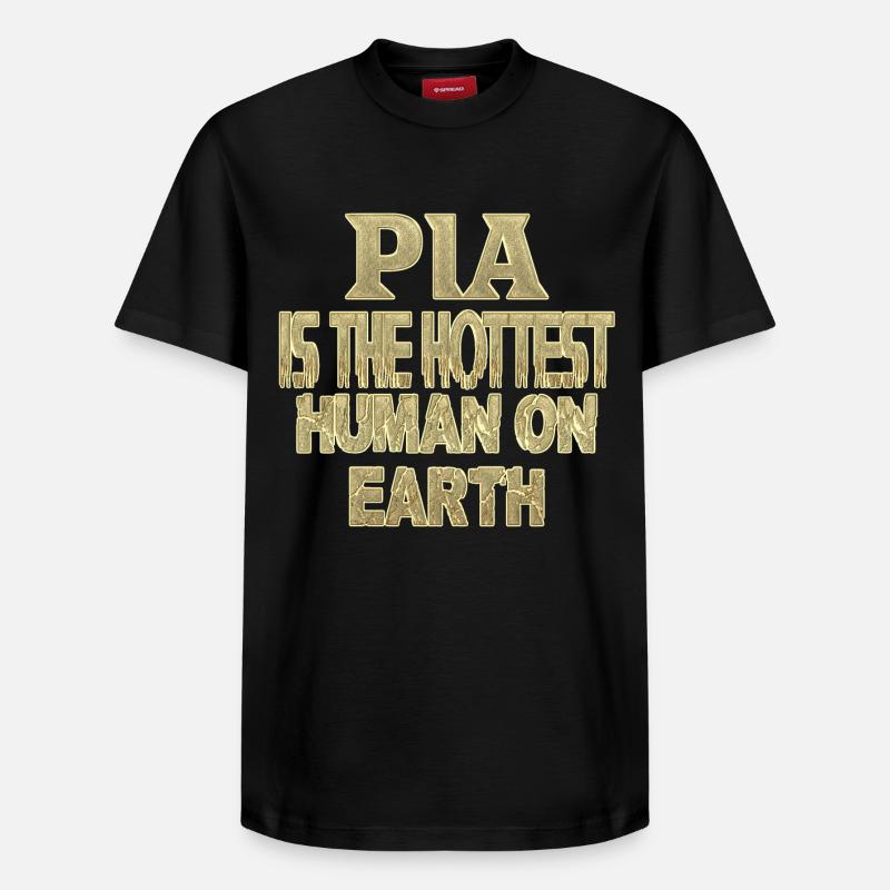 Pia - Relaxed Unisex Supima Cotton T-Shirt – von SPREAD - Schwarz