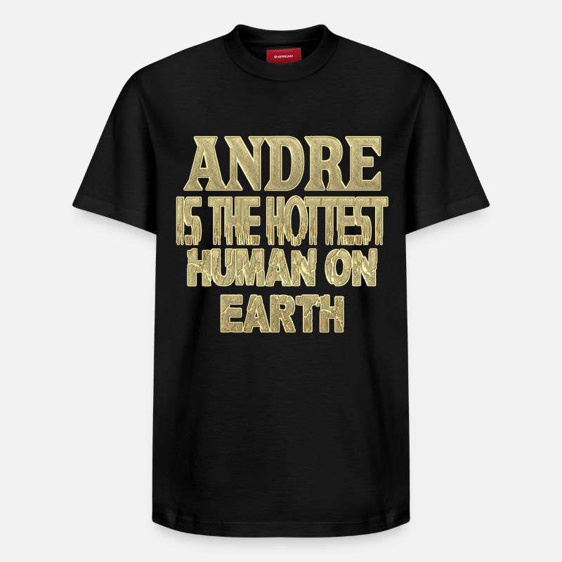 Andre - T-shirt unisexe décontracté en coton Supima – de SPREAD - noir