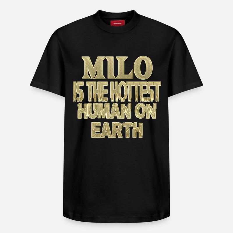 Milo - T-shirt unisexe décontracté en coton Supima – de SPREAD - noir