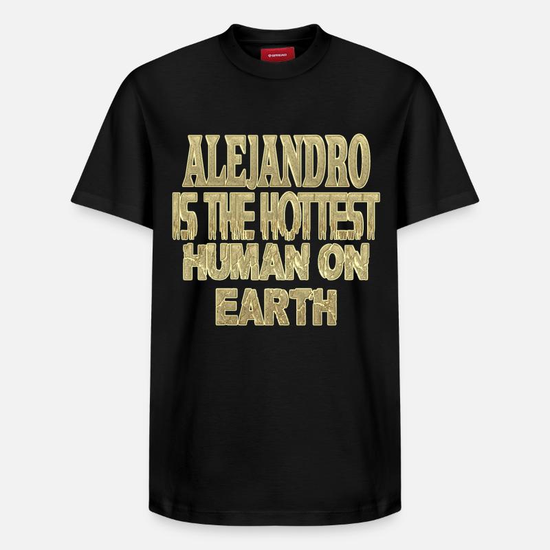 Alejandro - T-shirt unisexe décontracté en coton Supima – de SPREAD - noir
