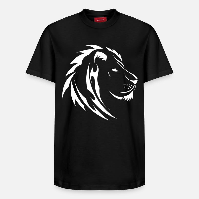 Tribal Lion - T-shirt unisexe décontracté en coton Supima – de SPREAD - noir