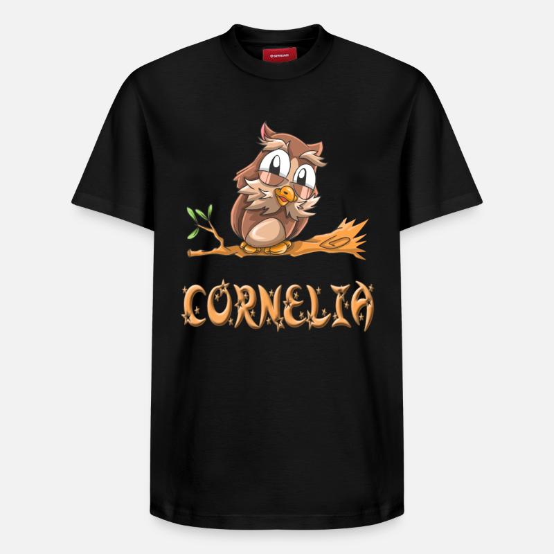 Hile Cornelia - T-shirt unisexe décontracté en coton Supima – de SPREAD - noir