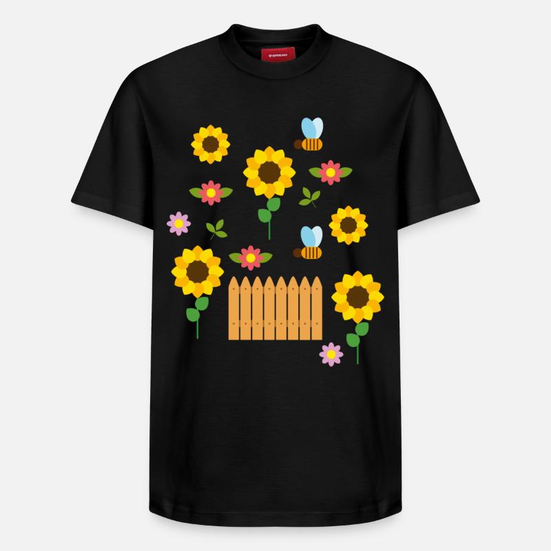 Sommer - Relaxed Unisex Supima Cotton T-Shirt – von SPREAD - Schwarz