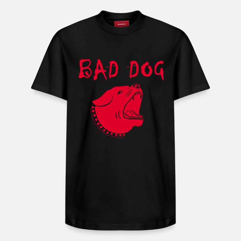 Chien méchant - T-shirt unisexe décontracté en coton Supima – de SPREAD - noir