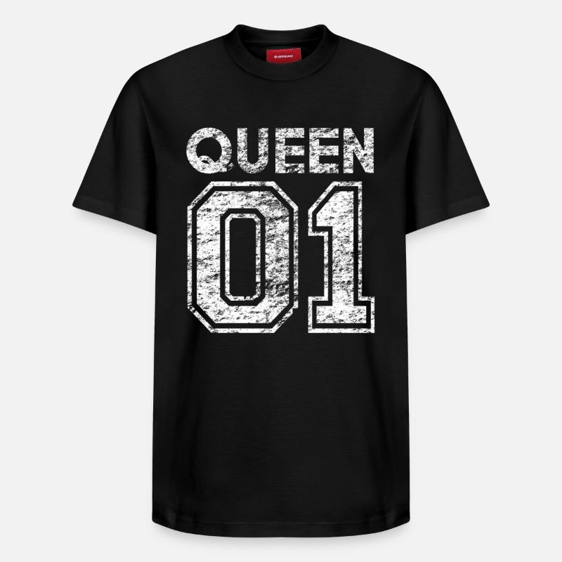 Queen 01 T-Shirt - T-shirt unisexe décontracté en coton Supima – de SPREAD - noir