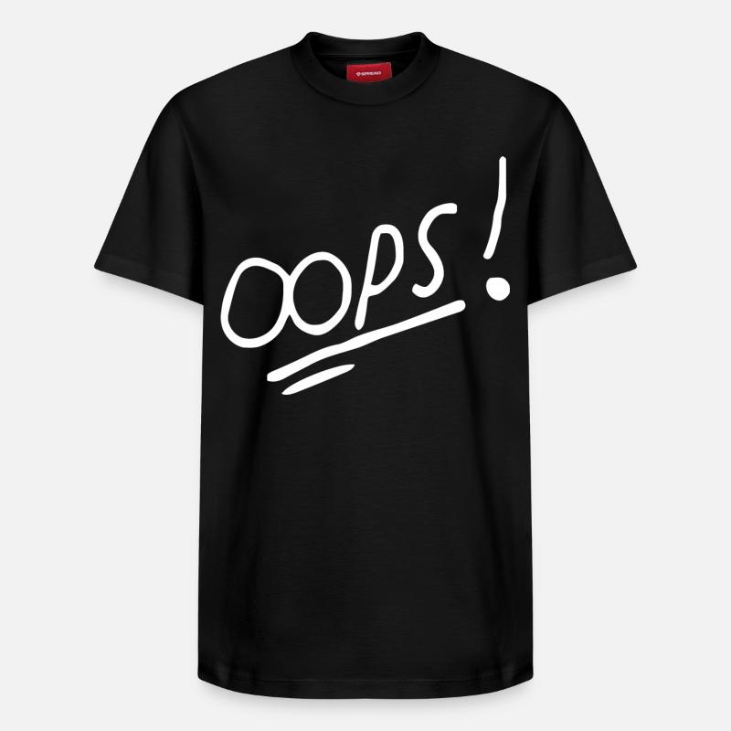Lebendiges handschriftliches Textdesign - Relaxed Unisex Supima Cotton T-Shirt – von SPREAD - Schwarz