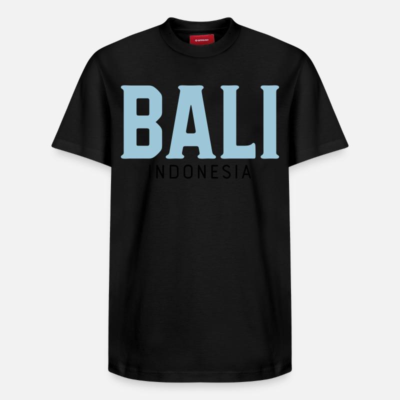 Bali - T-shirt unisexe décontracté en coton Supima – de SPREAD - noir