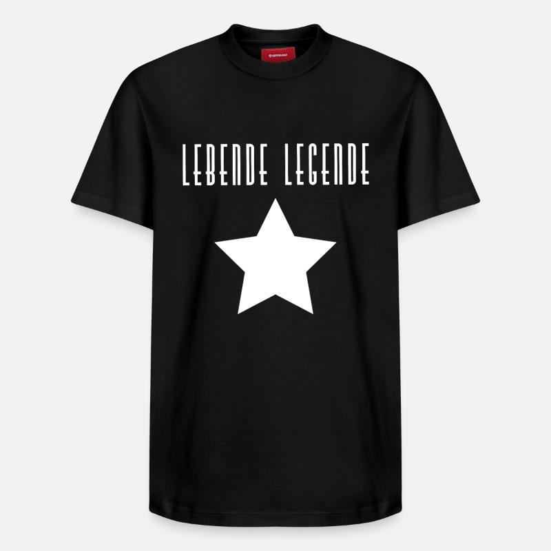 Légende vivante - T-shirt unisexe décontracté en coton Supima – de SPREAD - noir