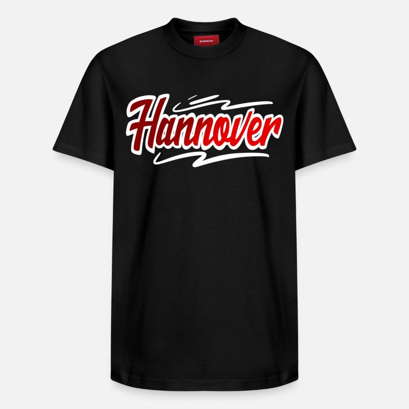 Hannover - Relaxed Unisex Supima Cotton T-Shirt – von SPREAD - Schwarz