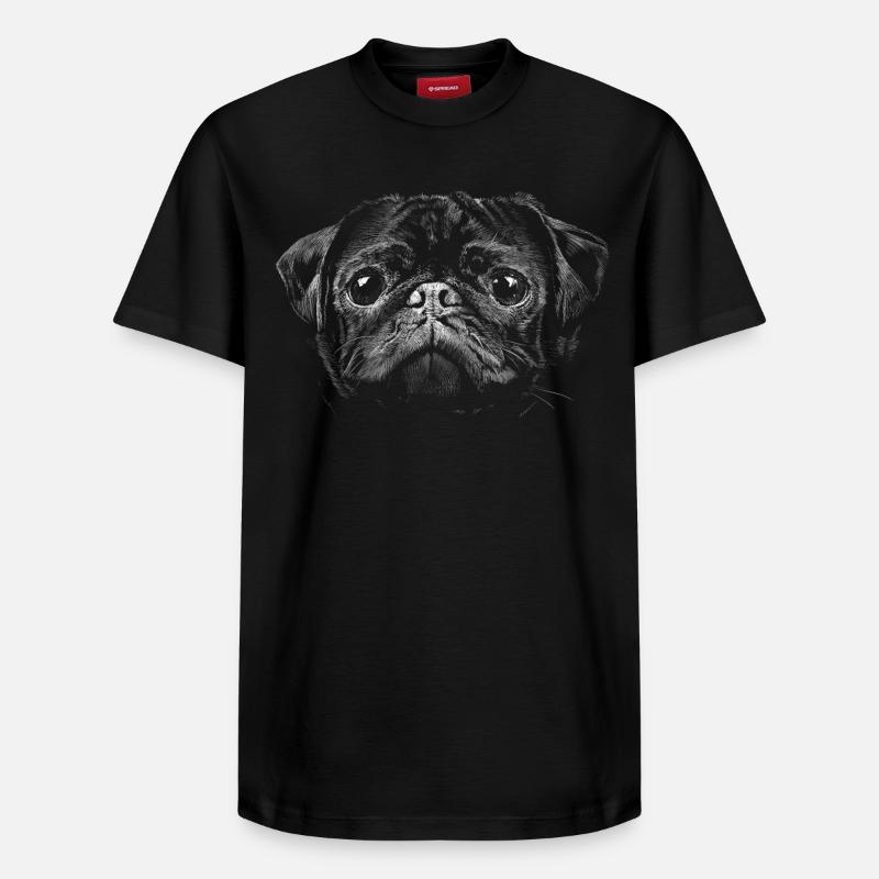 carlin - T-shirt unisexe décontracté en coton Supima – de SPREAD - noir