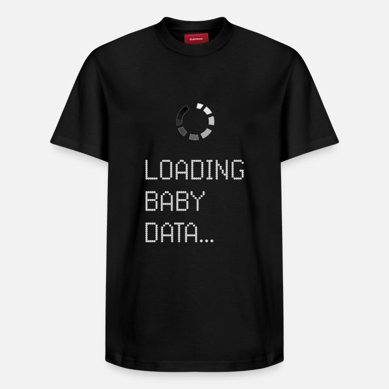 Loading Baby Data - Relaxed Unisex Supima Cotton T-Shirt – by SPREAD - black