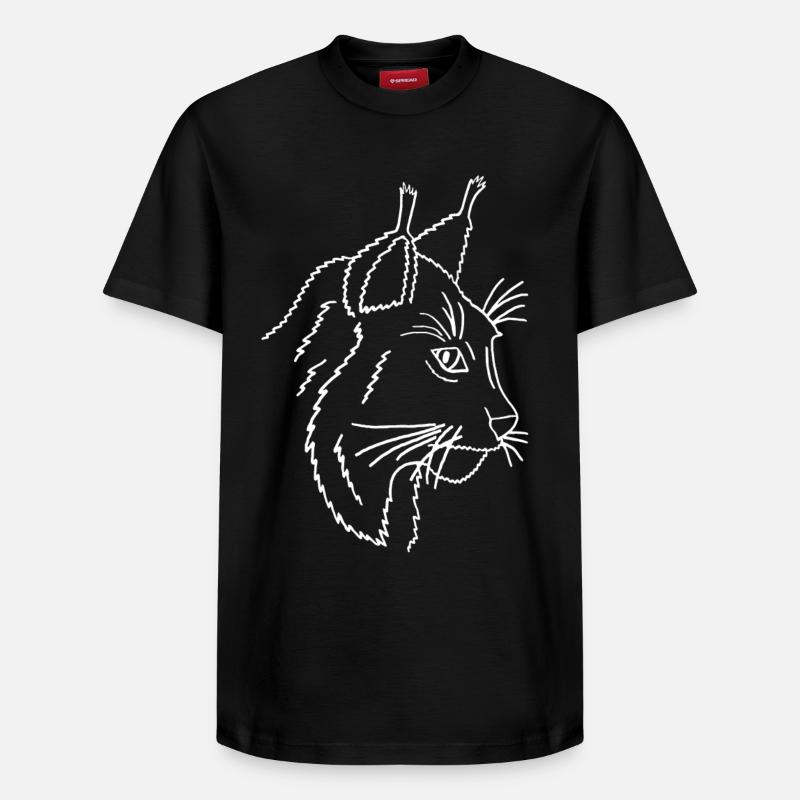 Lynx - T-shirt unisexe décontracté en coton Supima – de SPREAD - noir