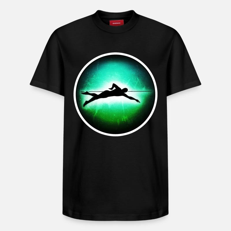 Natation - Nageurs - T-shirt unisexe décontracté en coton Supima – de SPREAD - noir