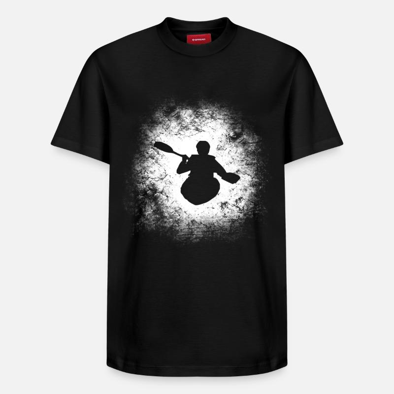 Kayak - T-shirt unisexe décontracté en coton Supima – de SPREAD - noir