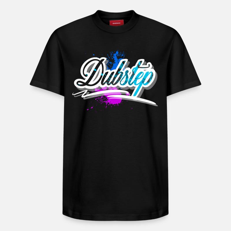 Dubstep - Relaxed Unisex Supima Cotton T-Shirt – by SPREAD - black