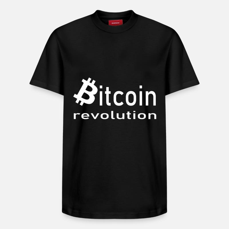 Bitcoin et Hodler - T-shirt unisexe décontracté en coton Supima – de SPREAD - noir