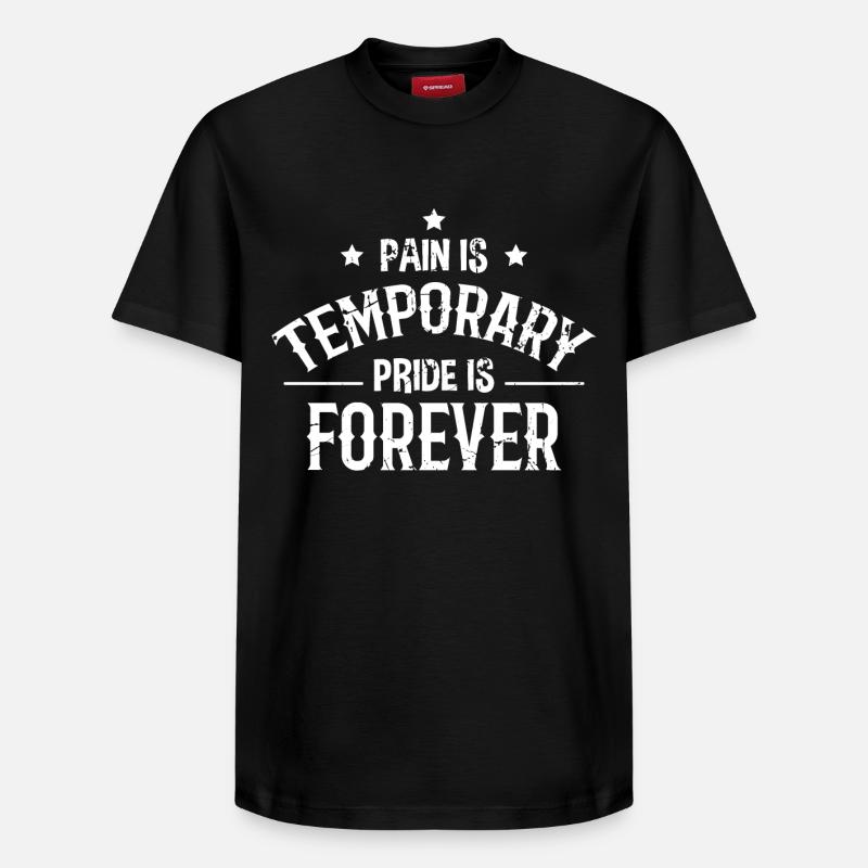 Bodybuilder Spruch - Relaxed Unisex Supima Cotton T-Shirt – von SPREAD - Schwarz