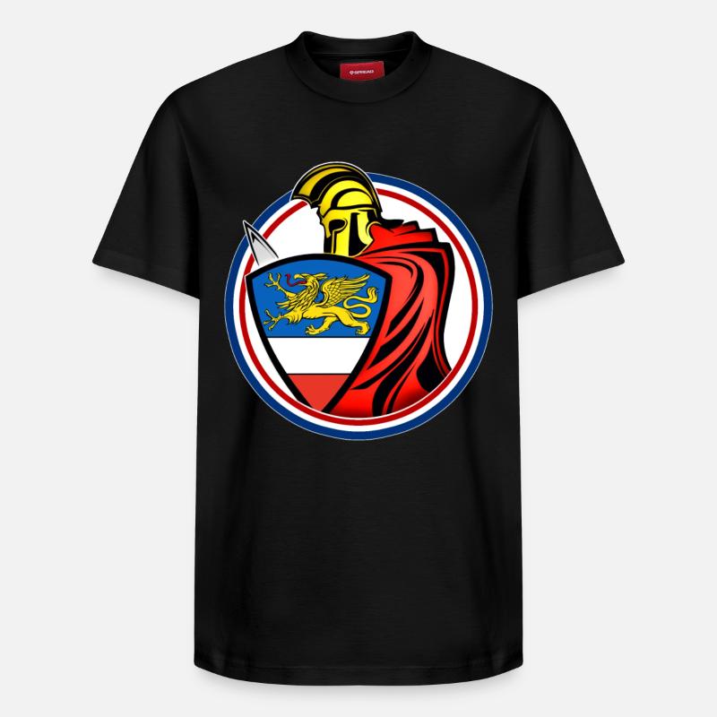 Épéiste de Rostock - T-shirt unisexe décontracté en coton Supima – de SPREAD - noir