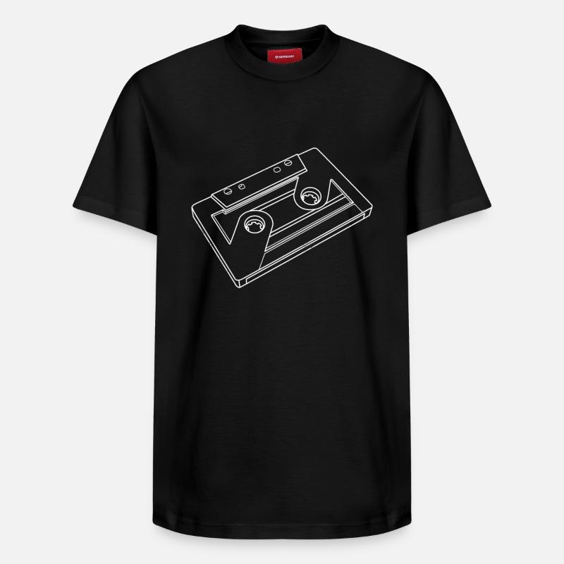 Mixtape - T-shirt unisexe décontracté en coton Supima – de SPREAD - noir