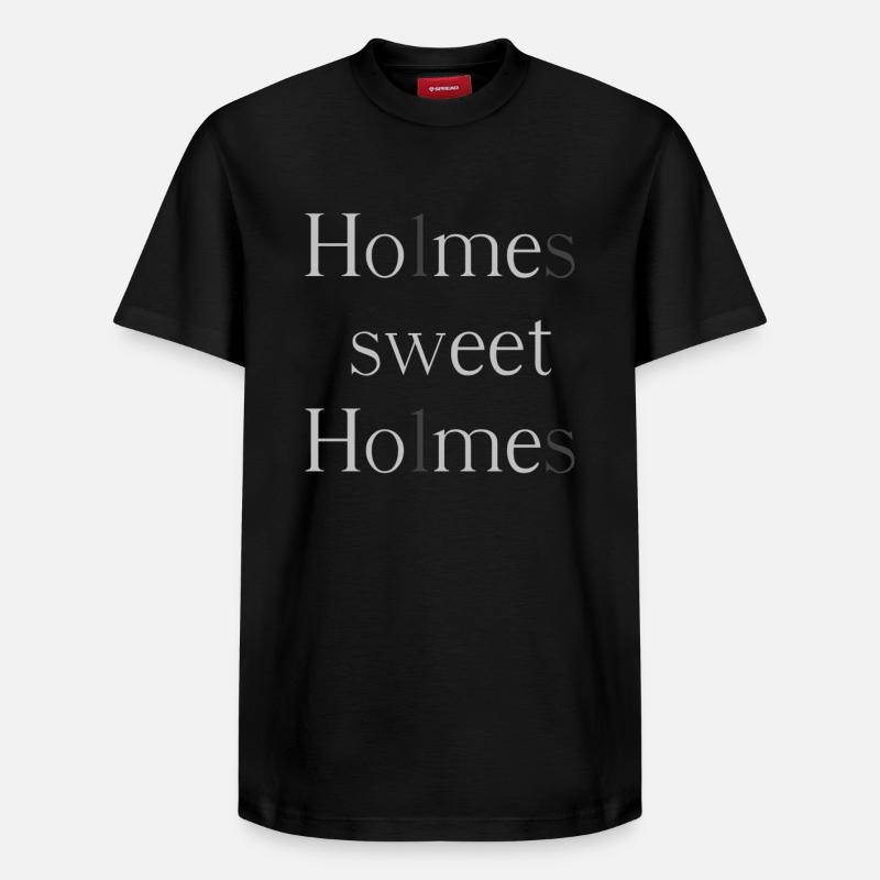 Holmes, douce Holmes - T-shirt unisexe décontracté en coton Supima – de SPREAD - noir