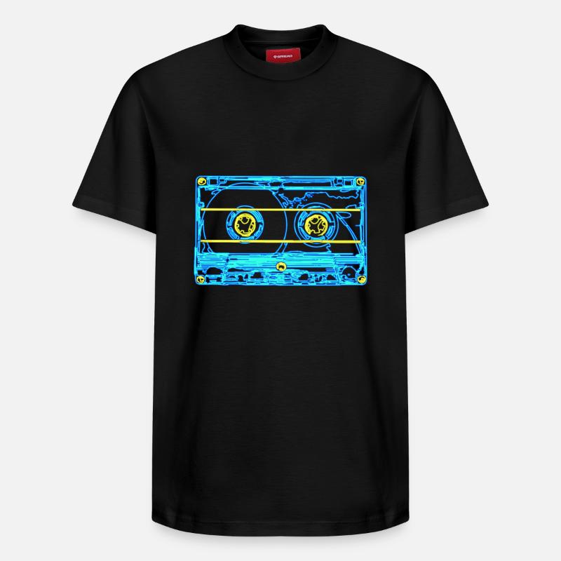 Fête des années 90 - T-shirt unisexe décontracté en coton Supima – de SPREAD - noir
