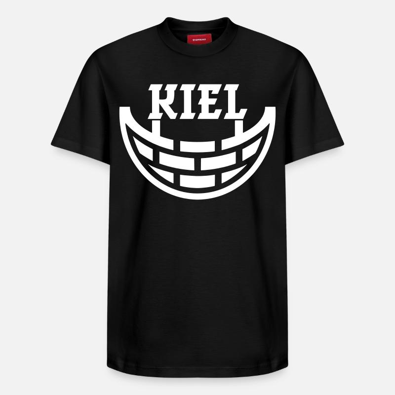 Kiel - Relaxed Unisex Supima Cotton T-Shirt – von SPREAD - Schwarz