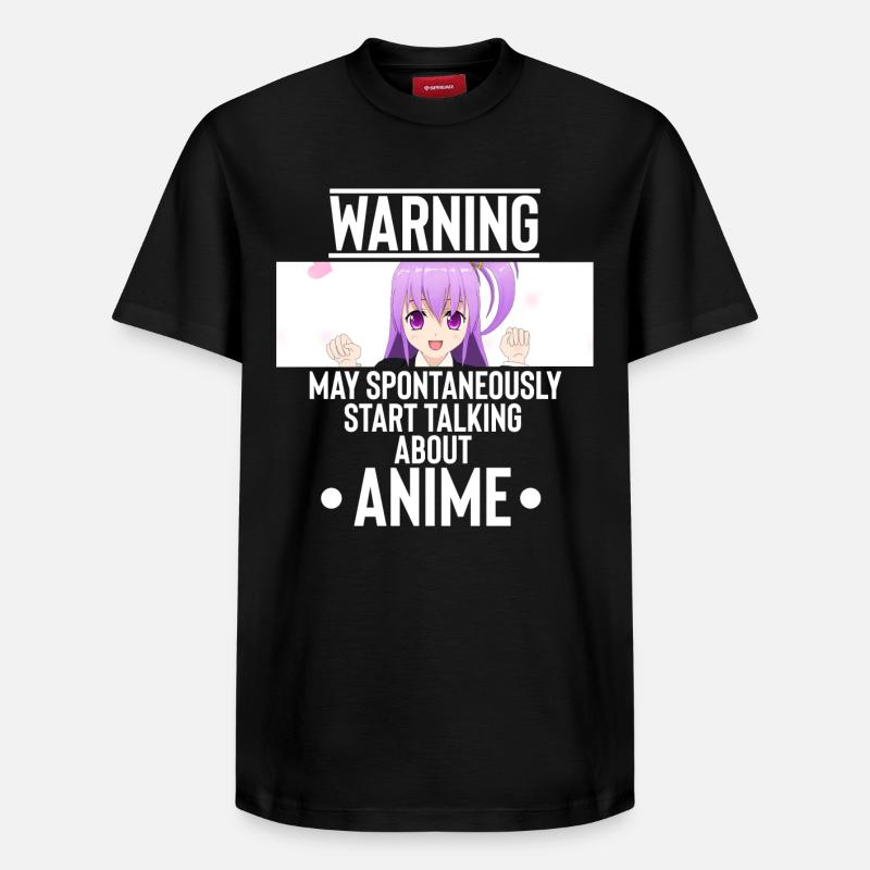 Anime - Relaxed Unisex Supima Cotton T-Shirt – von SPREAD - Schwarz