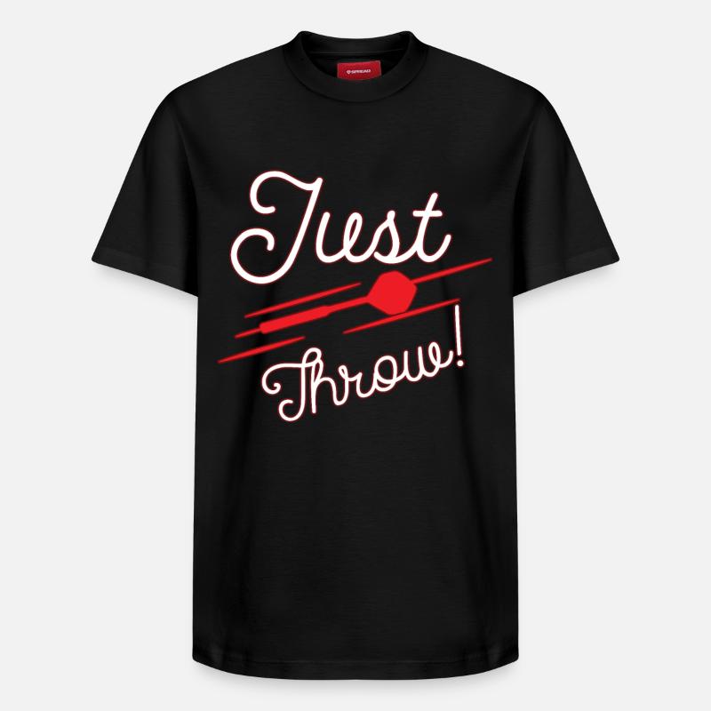 Fléchettes fléchettes - T-shirt unisexe décontracté en coton Supima – de SPREAD - noir
