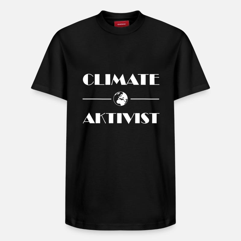 Climate Activist - Relaxed Unisex Supima Cotton T-Shirt – by SPREAD - black
