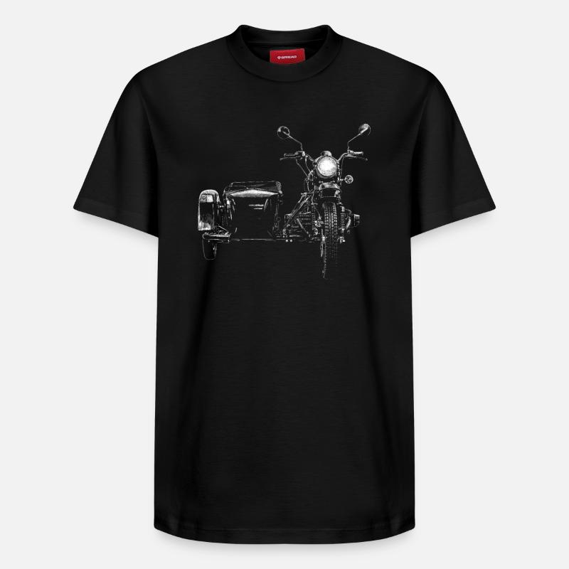 Ural - Relaxed Unisex Supima Cotton T-Shirt – von SPREAD - Schwarz
