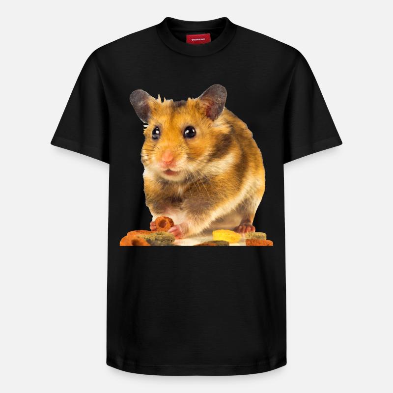 I am hamster - T-shirt unisexe décontracté en coton Supima – de SPREAD - noir