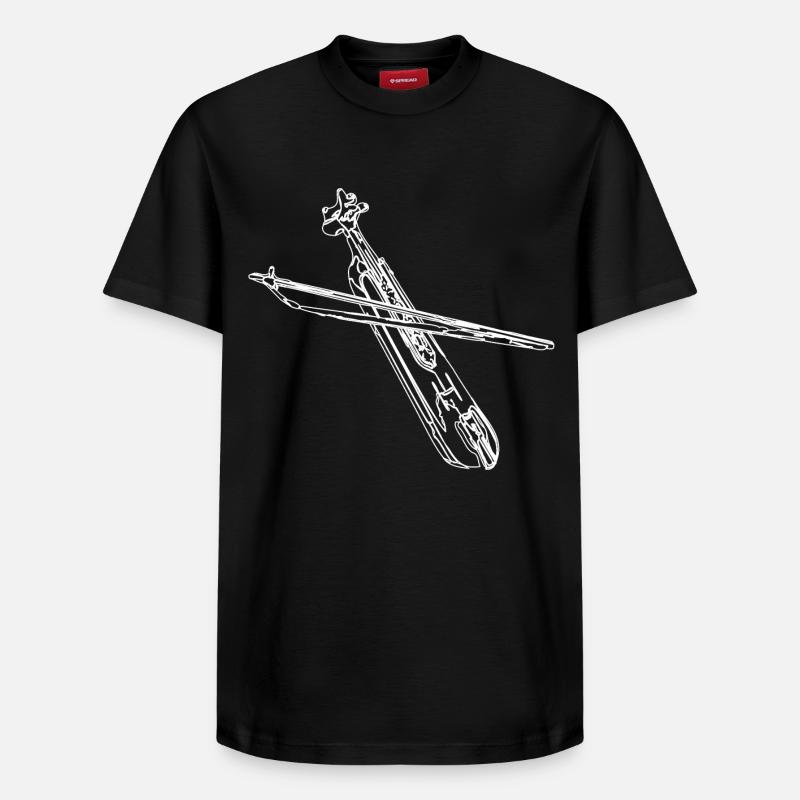 Instrument de Kemence - T-shirt unisexe décontracté en coton Supima – de SPREAD - noir