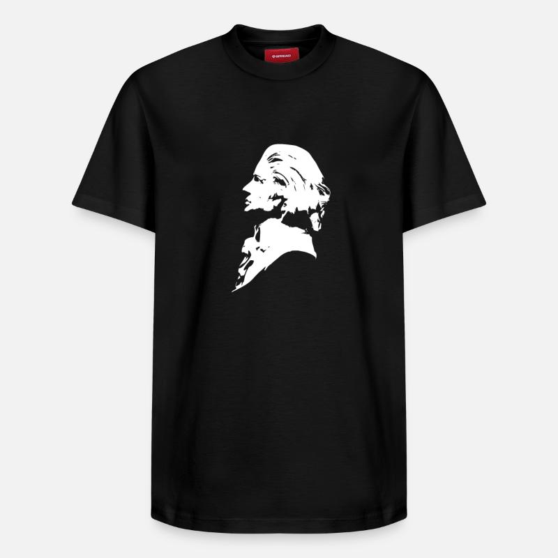 Mozart - T-shirt unisexe décontracté en coton Supima – de SPREAD - noir